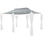 Graue Grasekamp Pavillondächer aus Polyester 3x4 