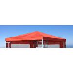 Reduzierte Terracottafarbene Grasekamp Pavillondächer aus Polyester 3x3 