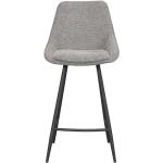 Graue Moderne Topdesign Barhocker & Barstühle gepolstert Breite 0-50cm, Höhe 50-100cm, Tiefe 50-100cm 2-teilig 