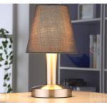 Reduzierte Graue Moderne Lindby Nachttischlampen & Nachttischleuchten aus Textil 