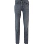 Graue Elegante HUGO BOSS BOSS Slim Fit Jeans aus Baumwolle für Herren Weite 29, Länge 30 
