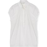 Reduzierte Weiße Elegante Graumann Festliche Blusen mit Rüschen mit Knopf aus Seide für Damen Größe M für den für den Sommer 