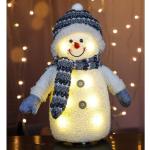 Reduzierte Weiße Gravidus Schneemänner aus Kunststoff LED beleuchtet 