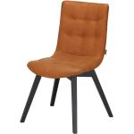 Orange Esszimmerstühle & Küchenstühle aus Kunstleder gepolstert Breite 0-50cm, Höhe 50-100cm, Tiefe 50-100cm 