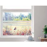 Simple Fix Fensterfolie 90 x 300 cm - Sichtschutzfolie Fenster
