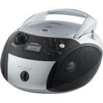 Grundig GRB 3000 BT Silber/Schwarz Radiorekorder mit CD-Player und Bluetooth