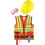 Orange Great Pretenders Bauarbeiter-Kostüme für Kinder Größe 110 