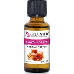GreatVita Flavour Drops Karamell, 30 ml | kalorienfreie Aromatropfen, für Joghurt, Shakes, Kuchen, zuckerfreiac