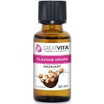 GreatVita Flavour Drops Haselnuss, 30 ml | kalorienfreie Aromatropfen, für Joghurt, Shakes, Kuchen, zuckerfrei