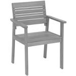 Graue Moderne Greemotion Nachhaltige Loungestühle aus Akazienholz mit Armlehne Breite 0-50cm, Höhe 0-50cm, Tiefe 0-50cm 
