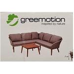Braune Greemotion Nachhaltige Lounge Gartenmöbel & Loungemöbel Outdoor aus Akazie 3-teilig 