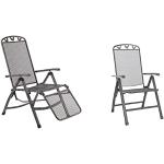 Reduzierte Graue Greemotion Toulouse Gartenstühle & Balkonstühle aus Polyrattan Breite 100-150cm, Höhe 100-150cm, Tiefe 50-100cm 