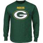 Green Bay Packers Majestic NFL "Critical Victory 2" Men's Long Sleeve T-Shirt