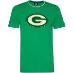 Grüne Kurzärmelige Fanatics NFL T-Shirts aus Baumwolle für Herren Größe L 