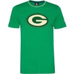 Grüne Kurzärmelige NFL T-Shirts aus Baumwolle für Herren Größe S 