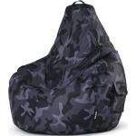 Schwarze Camouflage Outdoor Sitzsäcke Breite 50-100cm, Höhe 50-100cm, Tiefe 50-100cm 