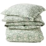Grüne Blumenmuster Bettwäsche Sets & Bettwäsche Garnituren aus Baumwolle 220x220 