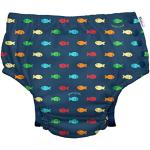 green sprouts - Eco snap swim diaper - Navy Fish Geo - 12mo (6-12m)