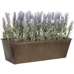Reduzierte Lavendelfarbene Rustikale 45 cm Pflanzkübel & Blumentöpfe 45 cm aus Zinn 