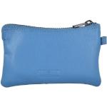 Blaue Greenburry Spongy Damenschlüsseletuis & Damenschlüsseltaschen mit Reißverschluss aus Leder 