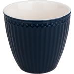 Pastellblaue Moderne Kaffeebecher aus Porzellan 