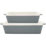 Greengate Dishes Alice Stone grey rectangular set of 2 - 2er Set