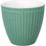 Grüne Skandinavische GreenGate Kaffeebecher 300 ml aus Keramik 