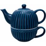 GreenGate Teekanne Tea for One Alice (Dark blue)