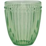 Grüne Skandinavische GreenGate Alice Wassergläser 300 ml aus Glas 