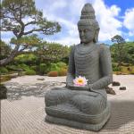 Asiatische 60 cm Buddha-Gartenfiguren 