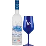 GREY GOOSE Premium-Vodka aus Frankreich mit 100 % französischem Weizen und natürlichem Quellwasser, Set mit Acrylglas, 40 Vol %, 70 cl/700 ml