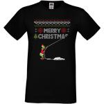Schwarze Der Grinch Herrenfanshirts mit Weihnachts-Motiv Größe 3 XL Weihnachten 
