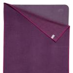 Grip² Yoga Towel zweifarbig: aubergine mit Antirutschnoppen lila, 905-Al 1 St