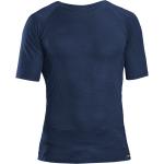 Marineblaue Kurzärmelige Kurzarm-Unterhemden für Herren Größe S für den für den Winter 