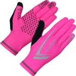 Reduzierte Pinke Touchscreen-Handschuhe aus Polyester Größe XXL für den für den Winter 
