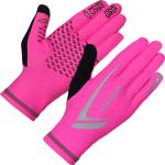 Gripgrab Running Expert Hi-Vis Touchscreen Winter Gloves Pink Hi-Vis Pink Hi-Vis XS