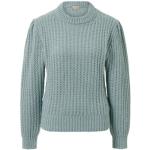 Reduzierte Blaue TCHIBO Nachhaltige Grobstrickpullover aus Wolle für Damen Größe XL 
