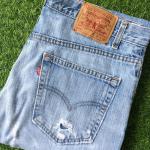 Vintage Ripped Jeans & Zerrissene Jeans aus Denim für Damen Große Größen Weite 35, Länge 32 