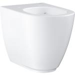 Weiße Grohe Essence Toilettendeckel & WC-Sitze aus Keramik 