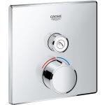 Silberne Grohe Smartcontrol Duschthermostate aus Chrom 