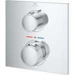 Silberne Grohe Allure Duschthermostate aus Chrom 