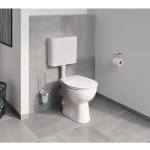 Grohe Tiefspül-WC »Bau Keramik«, bodenstehend, Abgang waagerecht, spülrandlos, weiß