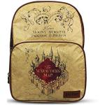 Bunte Harry Potter Karte des Rumtreibers Tagesrucksäcke mit Außentaschen für Herren 