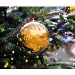 Goldene Zeitzone Runde Christbaumkugeln & Weihnachtsbaumkugeln bruchsicher 