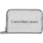 Reduzierte Silberne Calvin Klein Jeans Damenportemonnaies & Damenwallets klein 