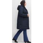 Reduzierte Mitternachtsblaue Gesteppte Sheego Mini Stehkragen Damensteppmäntel mit Kapuze Größe XL Große Größen 