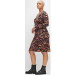 Reduzierte Schwarze Sheego V-Ausschnitt Wickelkleider aus Jersey für Damen Größe XL Große Größen 