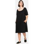Reduzierte Schwarze Sheego Mini Schulterfreie Minikleider & kurze Kleider mit Puffärmeln aus Jersey für Damen Übergrößen Große Größen für den für den Sommer 