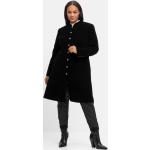 Reduzierte Schwarze Gesteppte Elegante Sheego Mini Stehkragen Damensteppmäntel & Damenpuffercoats Größe 3 XL Große Größen für den für den Herbst 