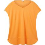 Reduzierte Orange Tom Tailor T-Shirts für Damen Übergrößen Große Größen 